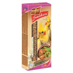 Vitapol Smakers skanėstas papūgoms Nimfoms su riešutais 90g