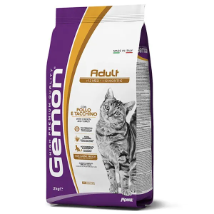 GEMON Dry Cat Adult Complete su vištiena ir kalakutiena 2kg