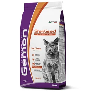 GEMON Dry Cat Sterilized su kalakutiena 2kg
