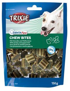Trixie kramtomieji skamėstai šunims Denta Fun Chew Bites, petražolės/pipirmėtės, 150 g