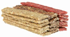 Trixie Kramtomos juostelės įv. spalvų, 12 cm, 100 vnt.