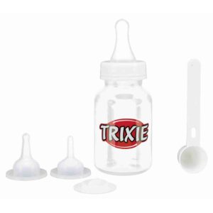 TRIXIE Suckling bottle set, 120 ml, transparent/white