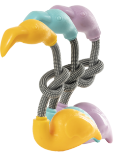 Gimdog FLAMINGO įv. spalvų žaislas šuniui