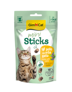GIMCAT MINI STICKS CHICKEN WITH CATNIP 50 G