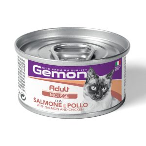 GEMON - Wet Cat Mousse Adult Salmon/Chicken 85g