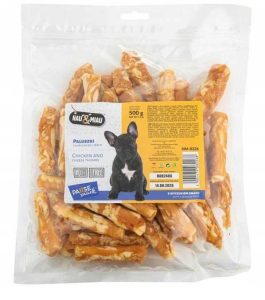 Hau&Miau marmuriniai vištienos pirštai su sūriu 500g