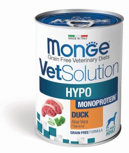 Monge VetSolution Dog Wet HYPO MONO Duck 400g