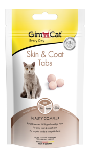 GIMCAT SKIN & COAT TABS skanėstai katėms 40g