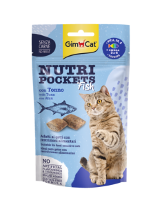 GIMCAT NUTRI POCKETS Fish with Tuna 60g