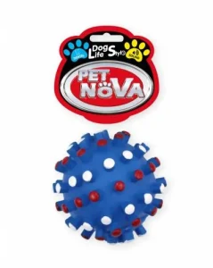 PETNOVA žaislas cypiantis spygliuotas kamuolys 8.5cm 2vnt