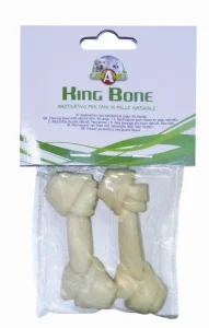 King Bone Kaulas baltas su mazgu 7.5cm 2vnt