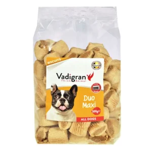VADIGRAN Duo Maxi sausainiai pagalvėlės šunims 500g