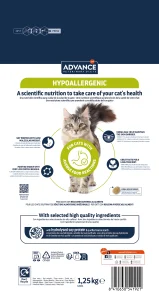 Advance Hypoallergenic cat 1,25 kg