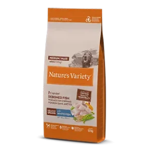 HEALTHY GRAINS MED/MAX ADULT WHTE FISH 12 kg