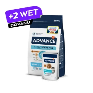 Kitten (vištiena, ryžiai) 1,5 kg + 2 WET