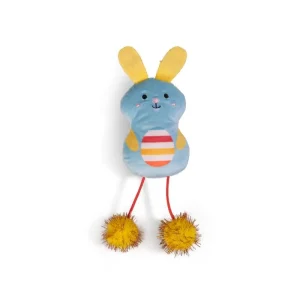 VADIGRAN Cat Toy kačių žaislas triušis su katžole 15cm 2pak