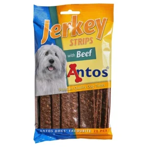 ANTOS Jerkey Strips Beef 20vnt. plokštelės su jautiena (14)