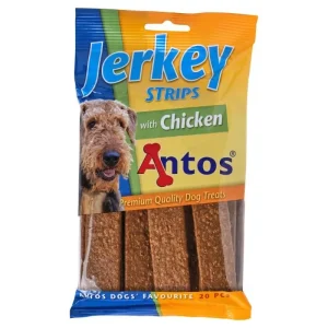 ANTOS Jerkey Strips Chicke 20vnt. plokštelės su vištiena (14)