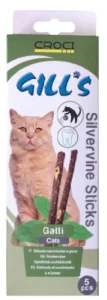 Gill's Silvervine lazdelės katėms, 5vnt
