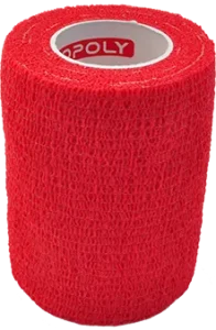 COPOLY tvarstis gyvūnų žaizdoms raudonas 7.5x450cm 12vnt