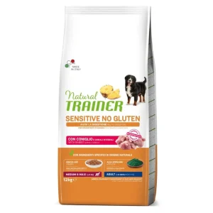 NT ADULT DOG SENSITIVE NO GLUTEN M/M RABBIT (triušiena) 12kg