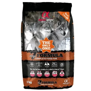 ALPHA SPIRIT 7 DAYS visavertis sausas pašaras šunims 3kg