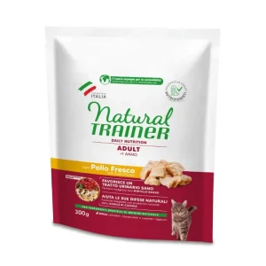 NATURAL TRAINER CAT ADULT CHICKEN su vištiena 0.3kg