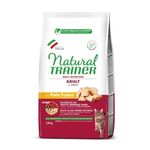 NATURAL TRAINER CAT ADULT CHICKEN su vištiena 1.5kg