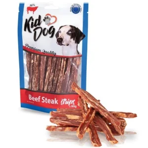 KIDDOG Strips jautienos natūralios juostelės 80g (150)