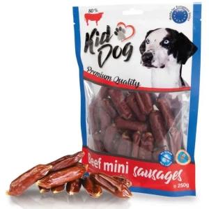 KIDDOG Mini dešrelės su jautiena 250g (40)