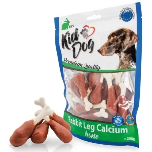 KIDDOG Bone šlaunelė su triušiena ir kalciu 250g (40)