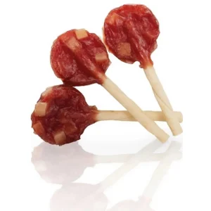 KIDDOG Buffet Lollipop odos lazdelė su antiena 9cm 100vnt