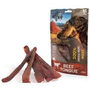 KIDDOG jautienos liežuvis plonom juostelėm 50g (100)