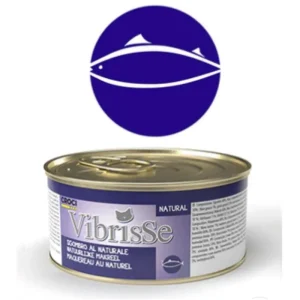 VIBRISSE konservai katėms su skumbre 70g 12vnt (24)