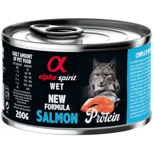 A/S WET konservai katėms su lašiša 200g 6vnt