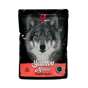 ALPHA SPIRIT WET putėsiai šunims su lašiša 300g 6vnt (12)