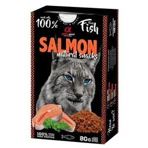 ALPHA SPIRIT NATURAL CAT skanėstai katėms su lašiša 80g (6)