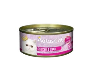 Aatas Cat Creamy konservas katėms Chicken&Crab 80 g