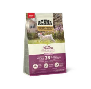 Acana Highest Protein Kitten sausas maistas kačiukams 1,8 kg