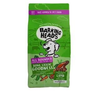 BARKING HEADS Bowl Lickin Goodness pašaras šunim su ėriena 12kg