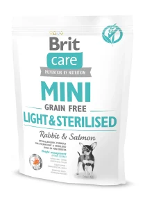 Brit Care Mini Light&Sterilised sausas maistas mažų veislių šunims 400 g (galiojimas iki 2025-04-05)
