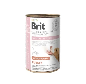Brit GF Veterinary Diets konservai šunims Hypoallergenic Monoprotein Turkey 400g