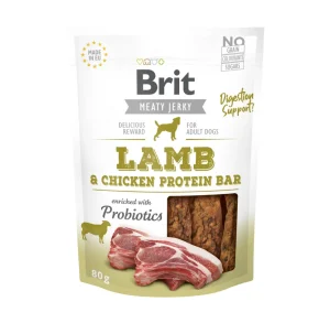 Brit Jerky Lamb Protein Bar skanėstas 80 g (galiojimas iki 2025-05-08)