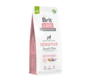 Brit Care Sustainable Sensitive Insect&Fish sausas maistas šunims su vabzdžiais ir žuvimi 12 kg