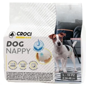 CROCI Dog Nappy sauskelnės šunim L 34-48cm