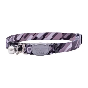 ROGZ FusionCat juodas antkaklis 11mm 20-31cm