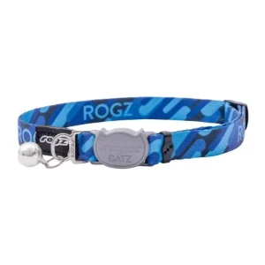 ROGZ FusionCat mėlynas antkaklis 11mm 20-31cm