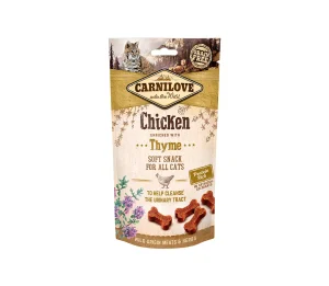 Carnilove Cat skanėstas Chicken enriched with Thyme 50g (galiojimas iki 2025-05-16)