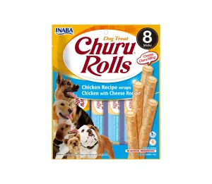 Churu Dog skanėstas Rolls Chicken Cheese 96 g