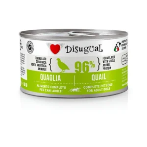 DISUGUAL MonoProtein konservas šunims su putpelėm 150g (12)